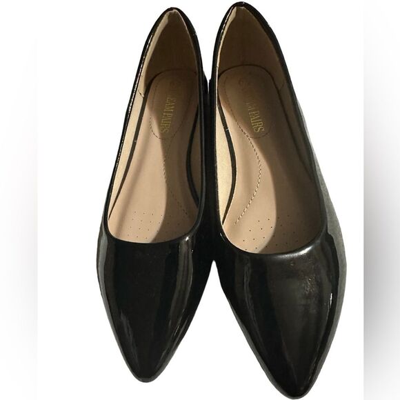 Dream Pairs NWOT size 7 1/2 black pointy toe classic ballet flats. - Picture 1 of 8